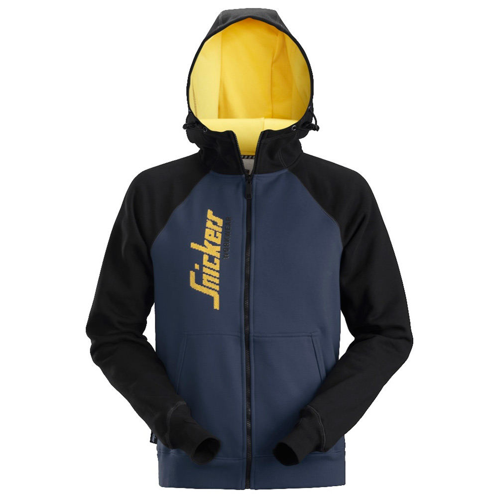 Hoodie Snickers Workwear Logo hel zip