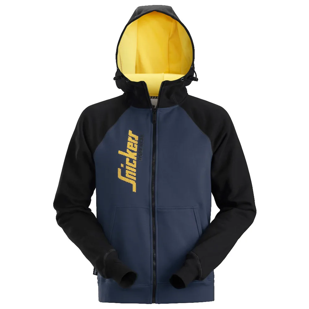 Hoodie Snickers Workwear Logo hel zip