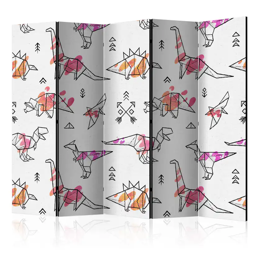 Rumsavdelare Arkiio Origami Dinosaurs II 225x172 cm