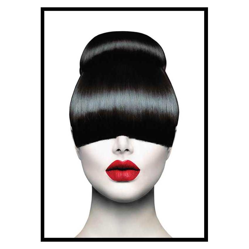 Poster Gallerix Red Lips Hair Cut