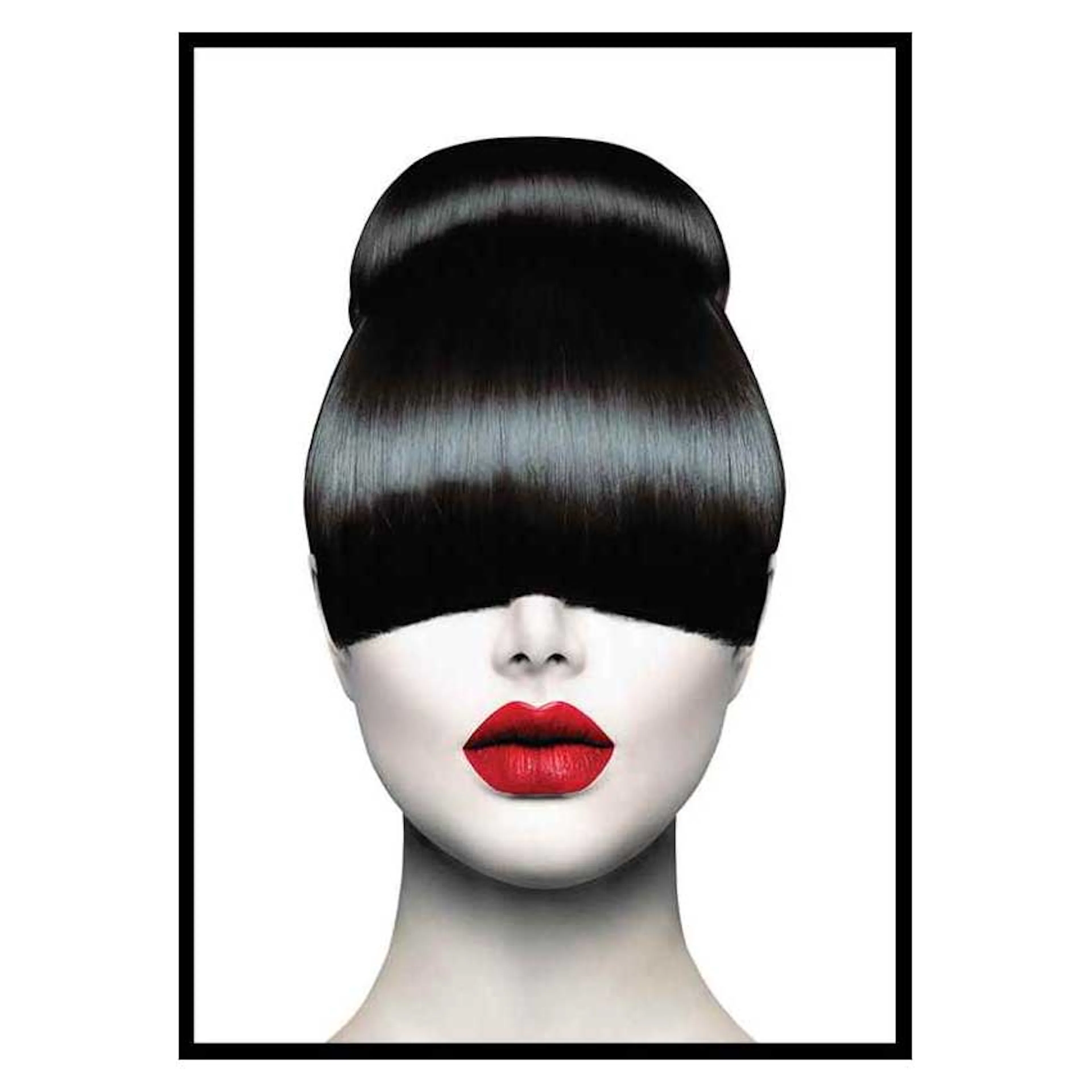 Poster Gallerix Red Lips Hair Cut