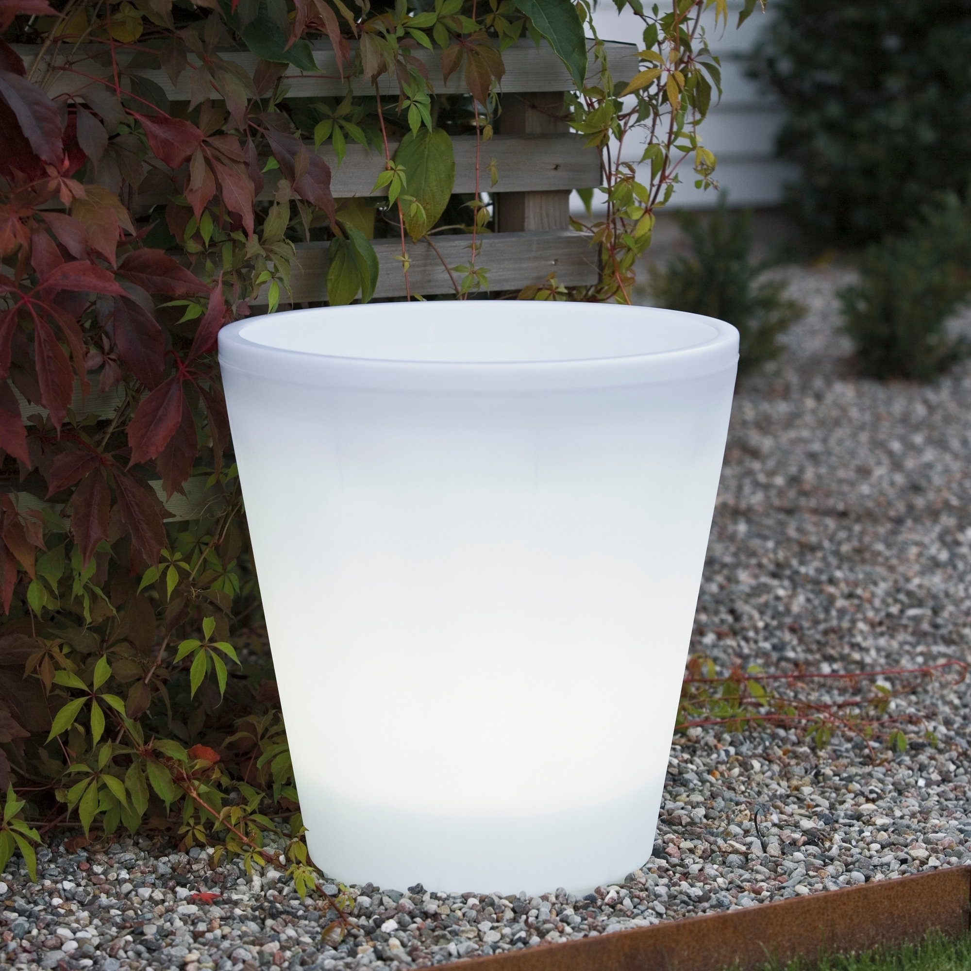 Assisi blomkruka stor LED plast trafo IP44 Höjd: 400 mm