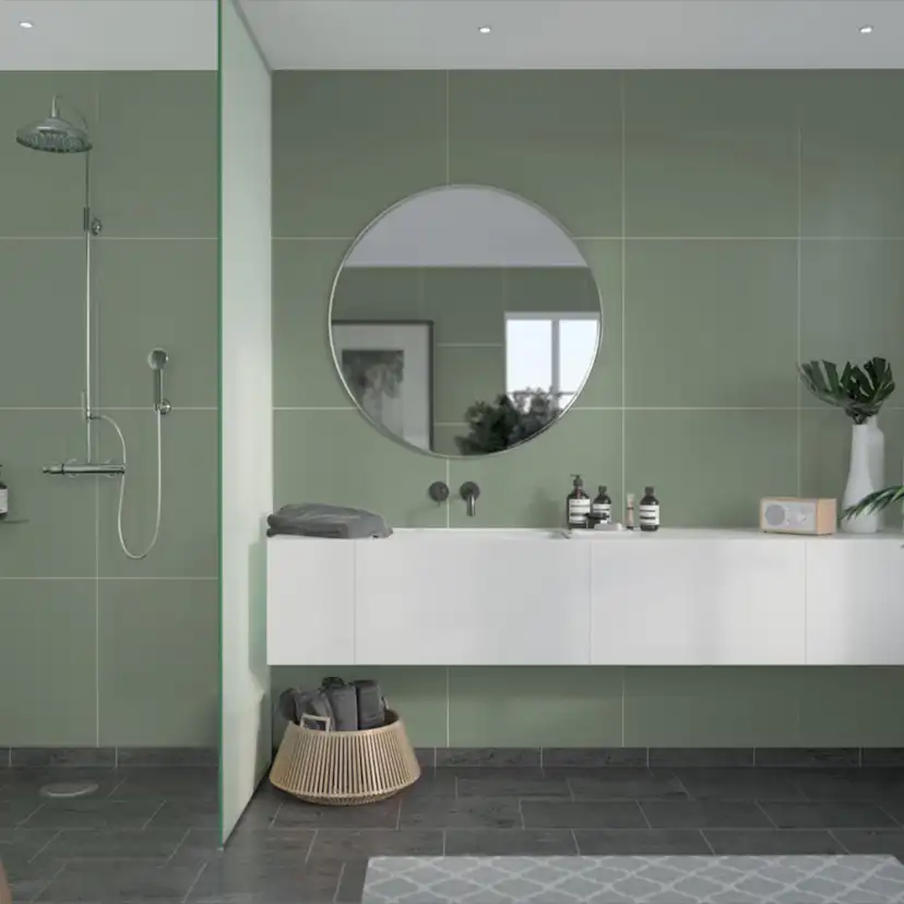 Våtrumsskiva Fibo Olivegreen 5206-M6060 EM