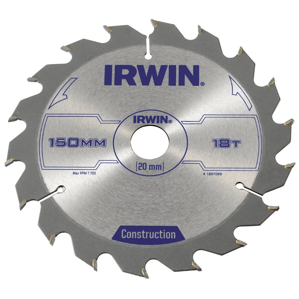 Sågklinga Irwin 150x20/16mm 18t 2,5mm