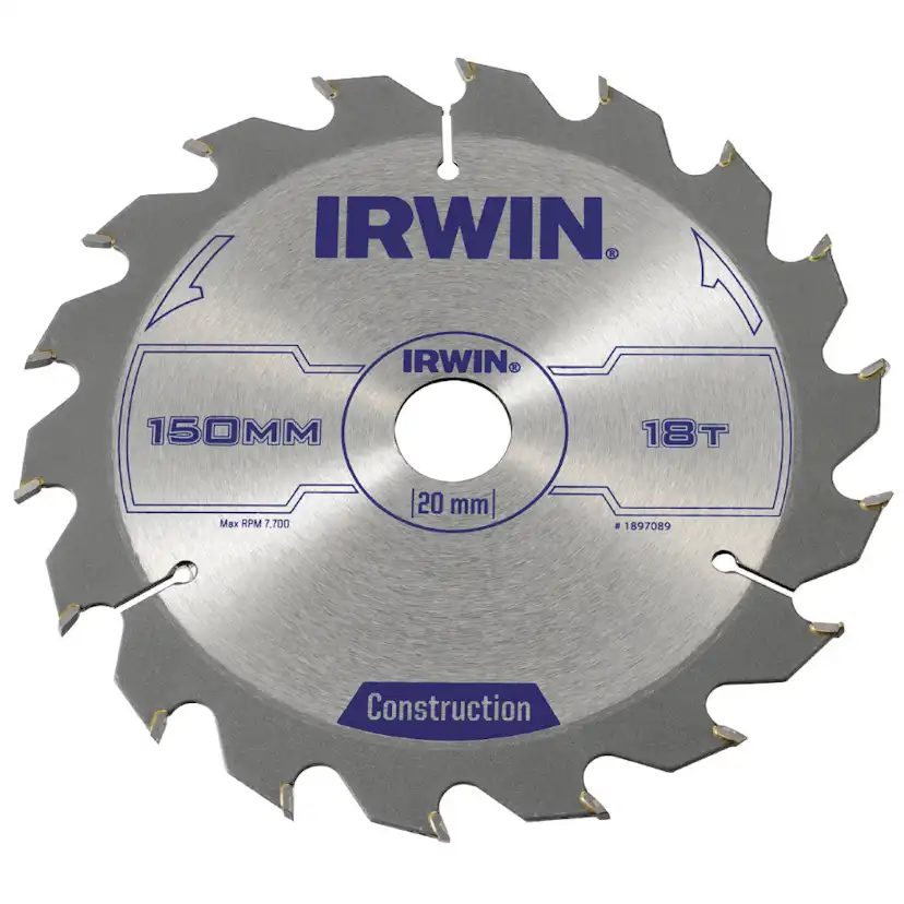 Sågklinga Irwin 150x20/16mm 18t 2,5mm