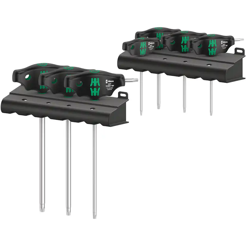 Skruvmejselsats Wera 454/7 Hf Set 1 Med T-Hantag