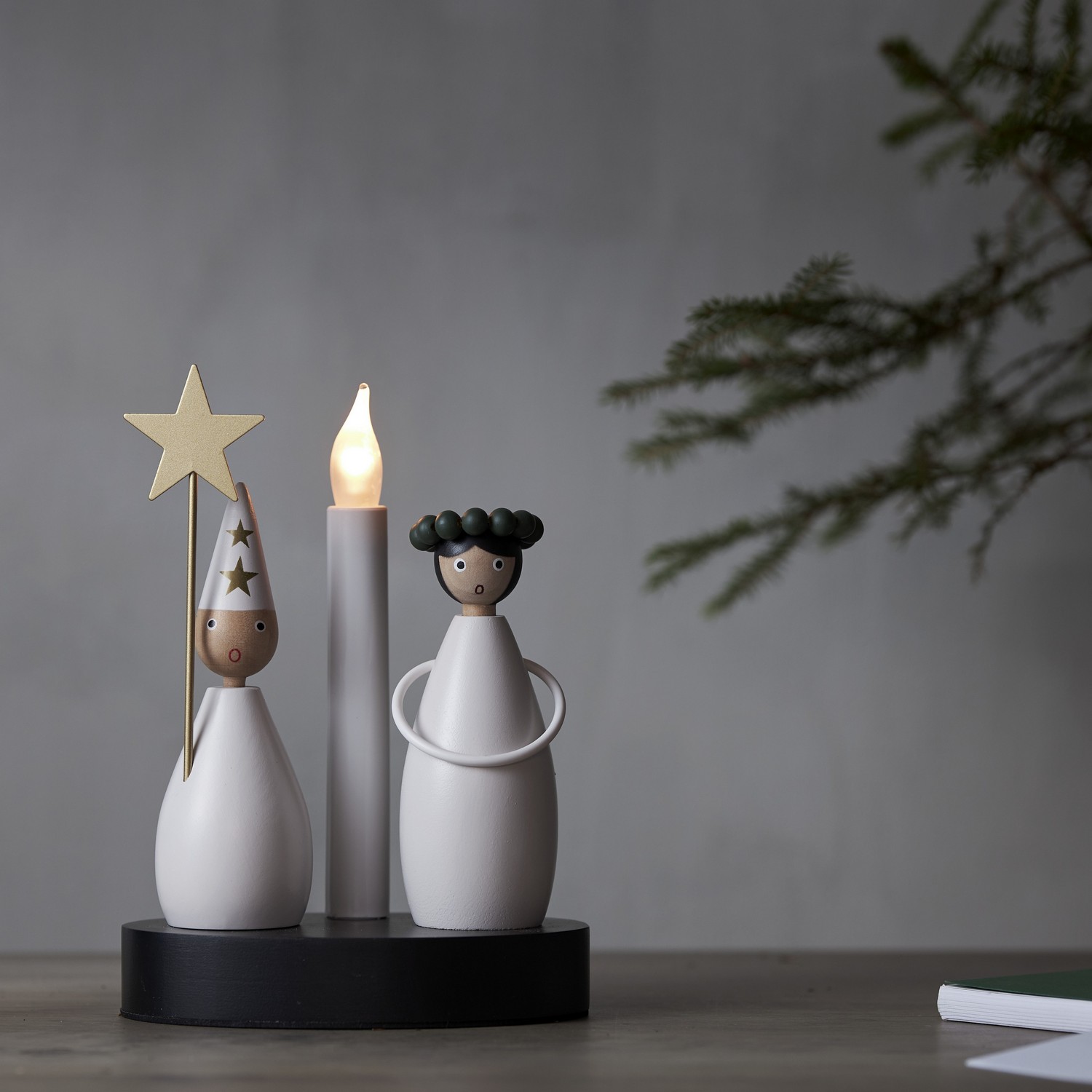 Ljusstake Star Trading Christmas Joy Lucia
