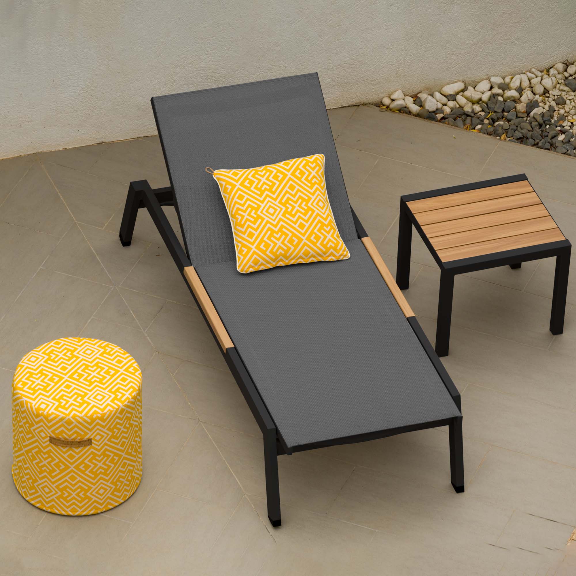 Trädgårdsbord LifestyleGarden Panama sidobord 50 cm