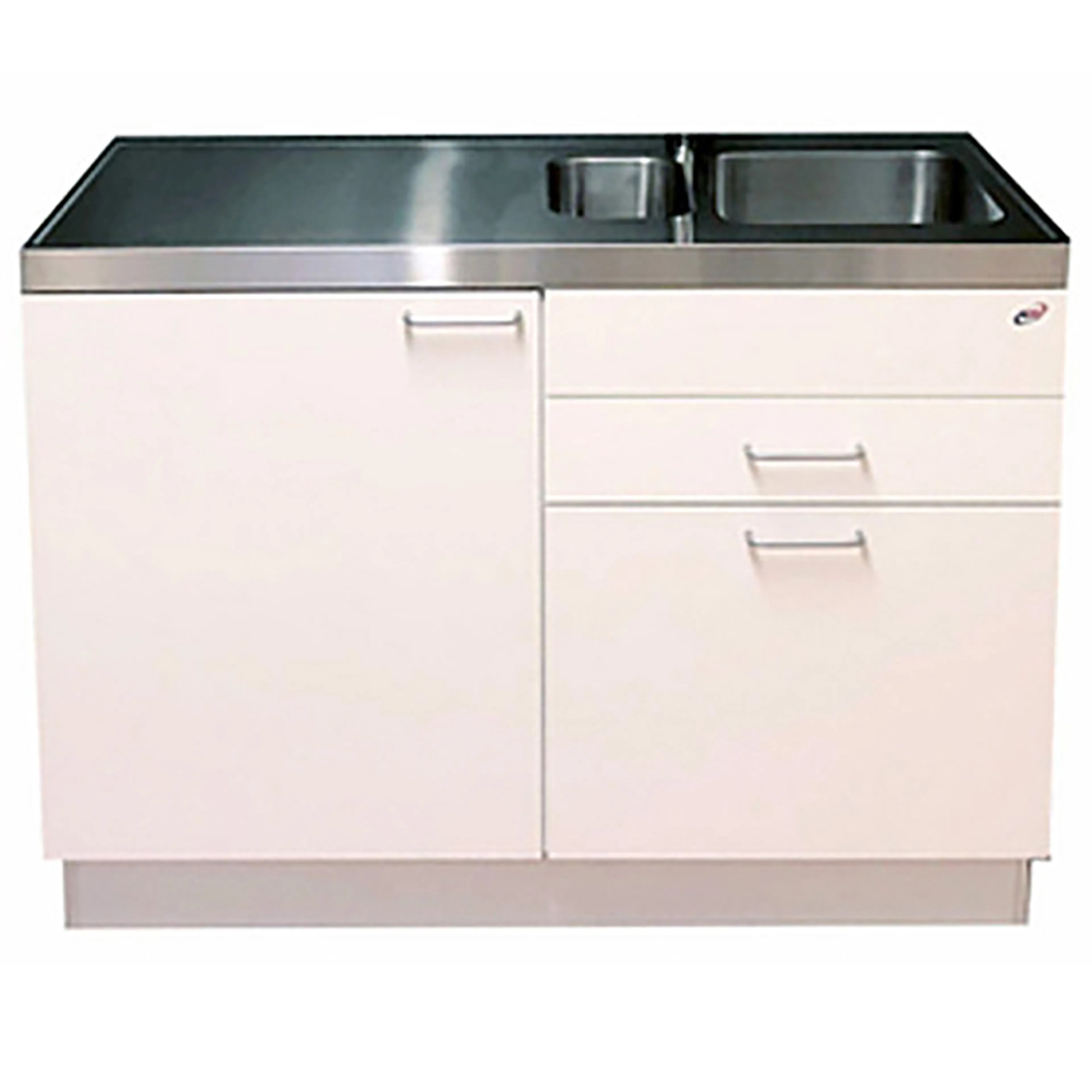 Minikök BORÖ Trinette BTK-1201-00-H med Diskho Höger Vit