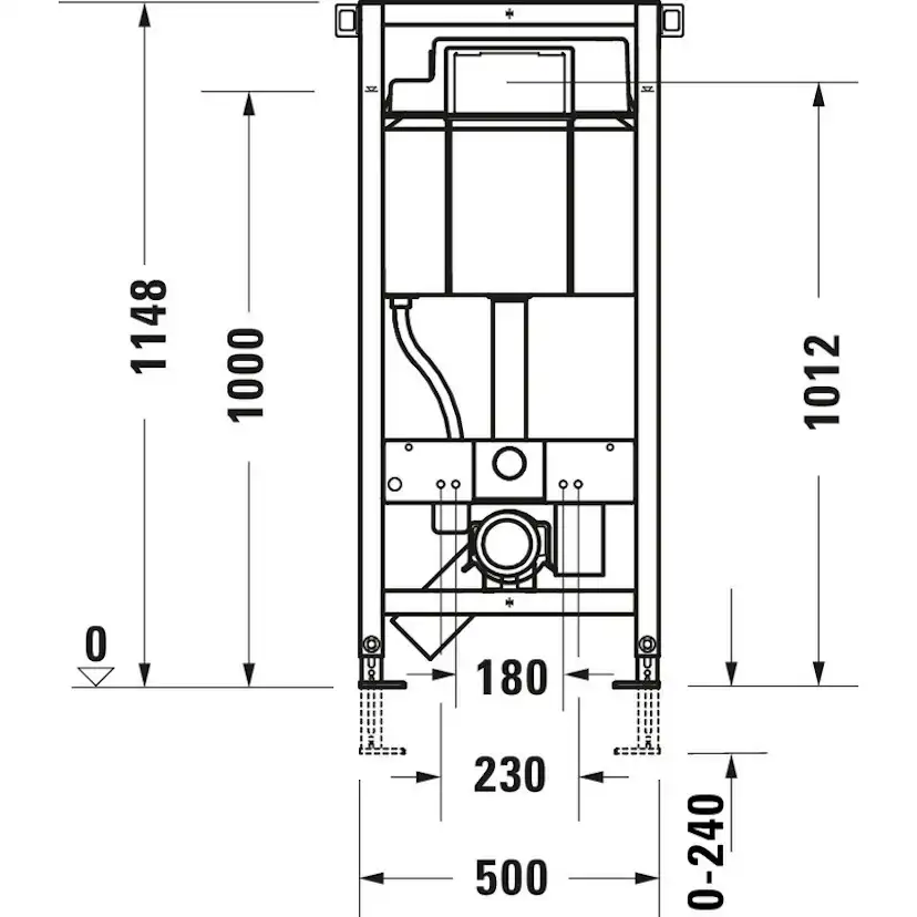 Spolplatta Duravit DuraSystem