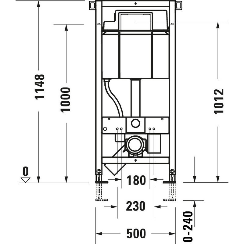 Spolplatta Duravit DuraSystem