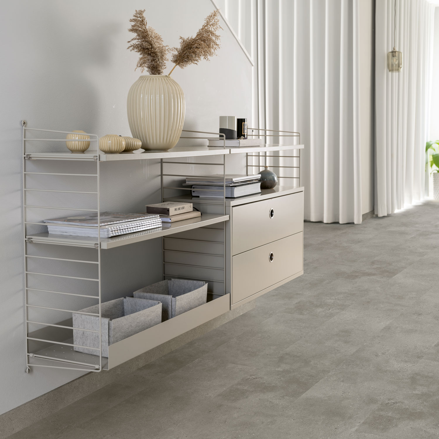 Vinylgolv Pergo Isefjord Pad Pro Grey Gritty Stone