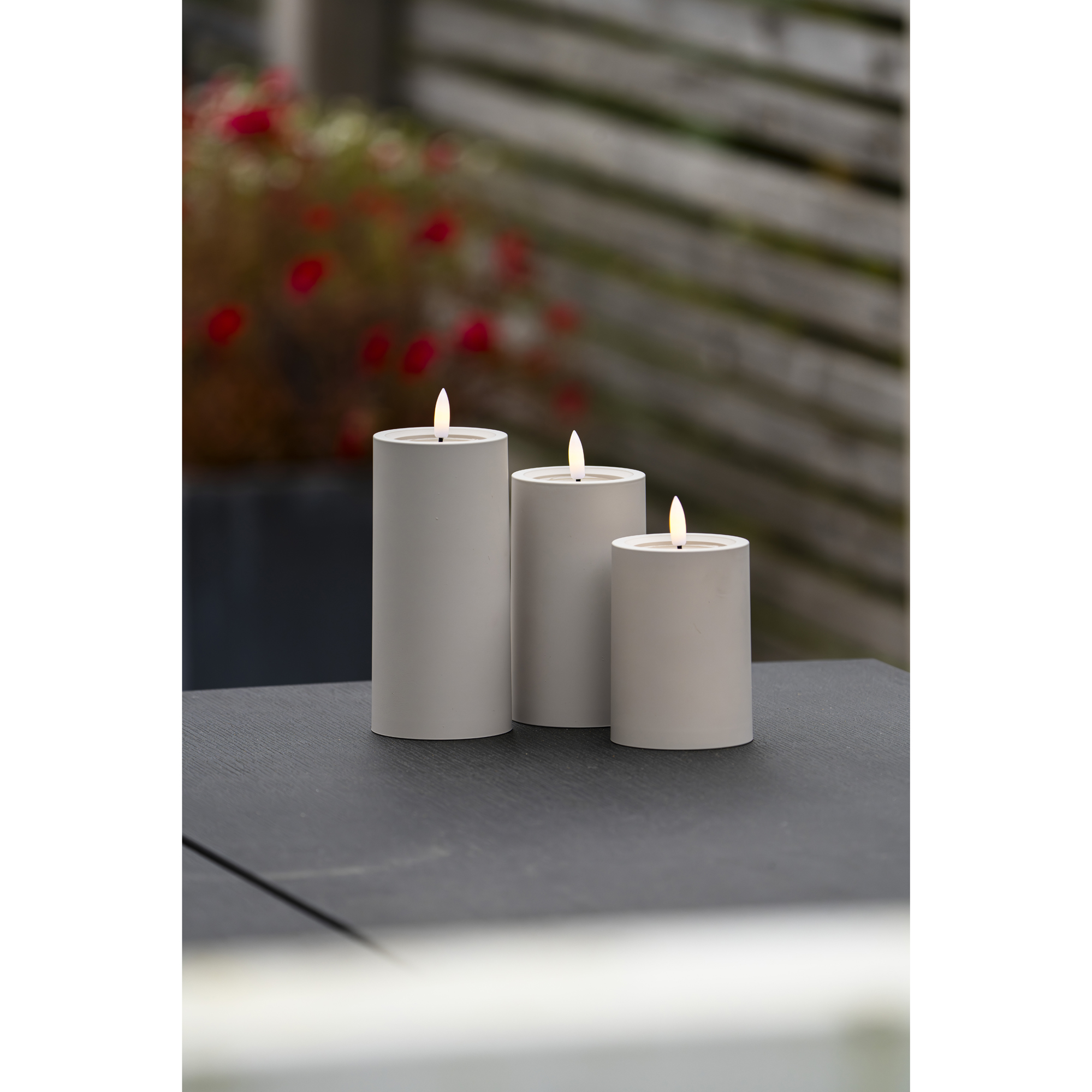 LED-Blockljus Gnosjö Konstsmide 10cm Utomhus