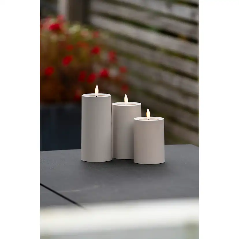 LED-Blockljus Gnosjö Konstsmide 10cm Utomhus