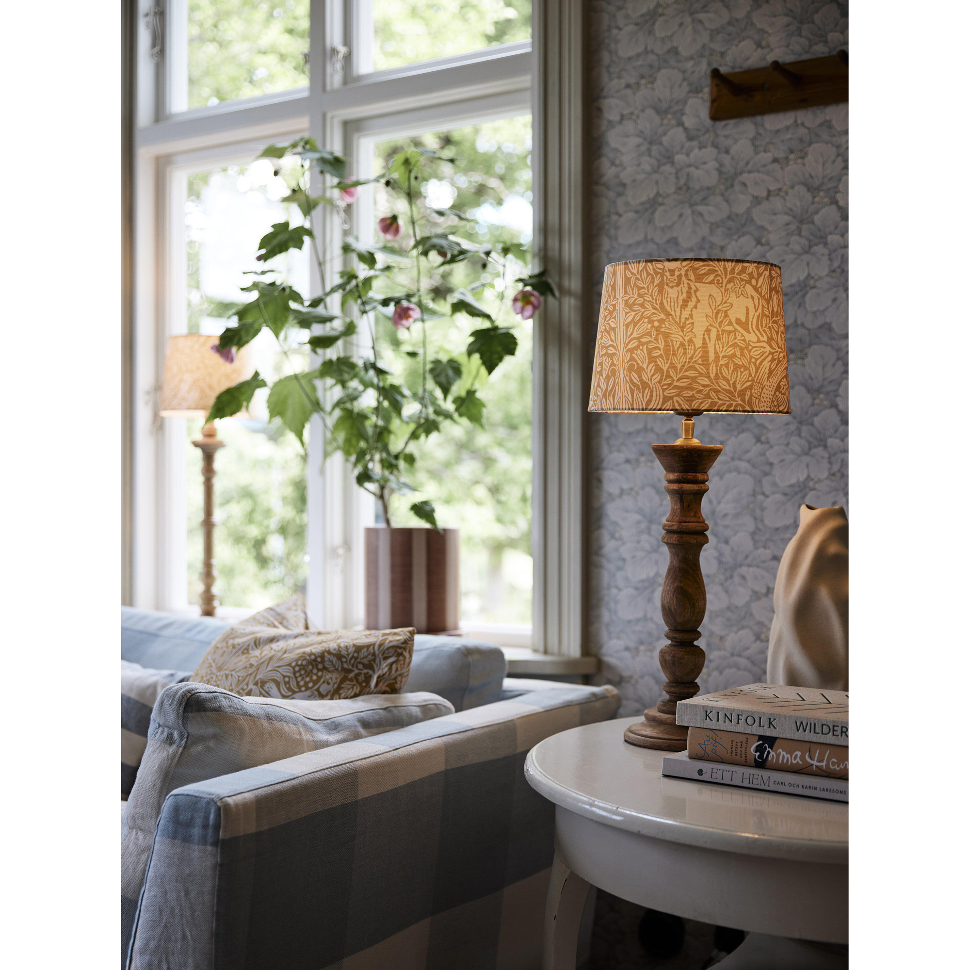 Bordsslampa PR Home Lodge Lampfot i Trä med Lampskärm