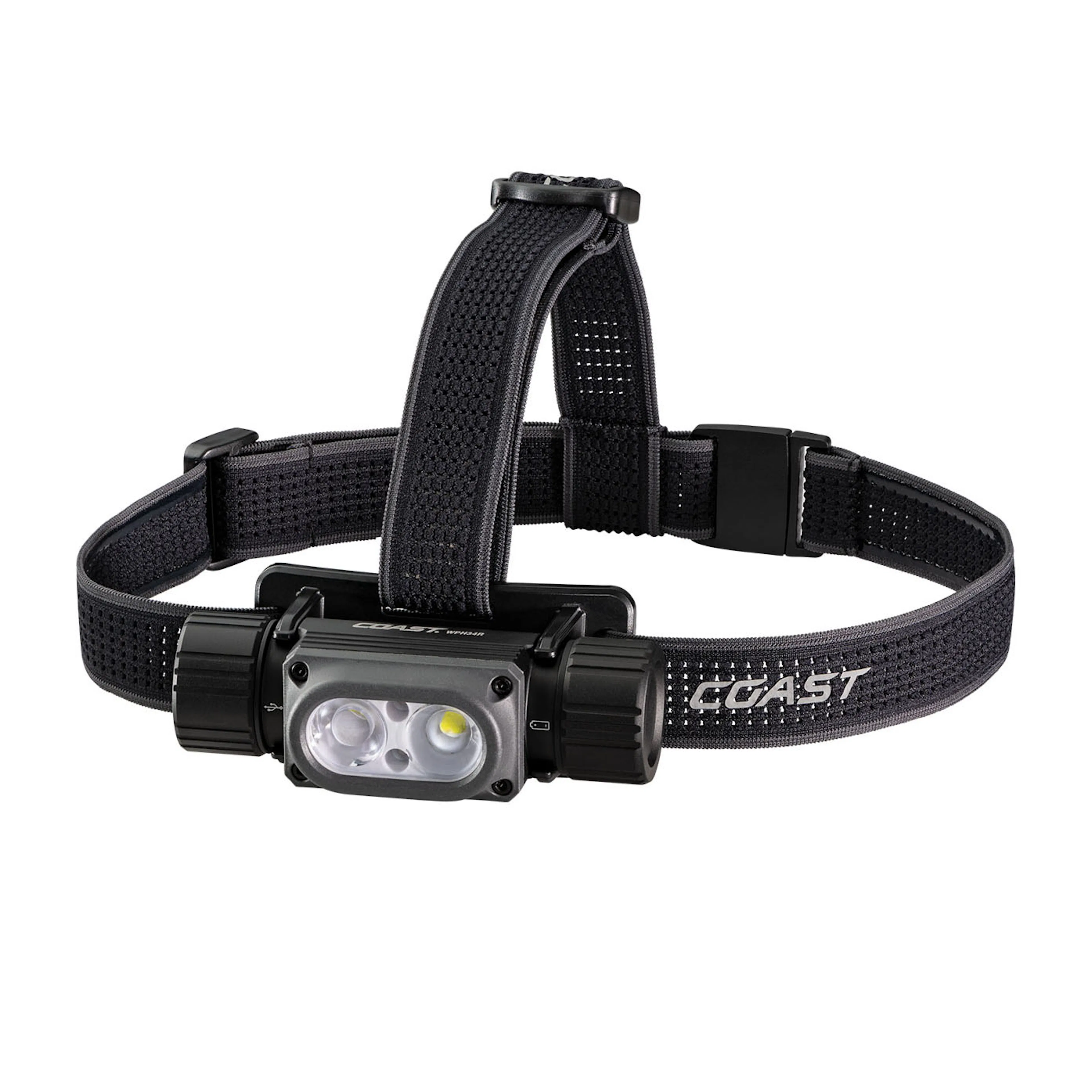 Pannlampa Coast WPH34R Vattentät Uppladdningsbar 2000 Lumen