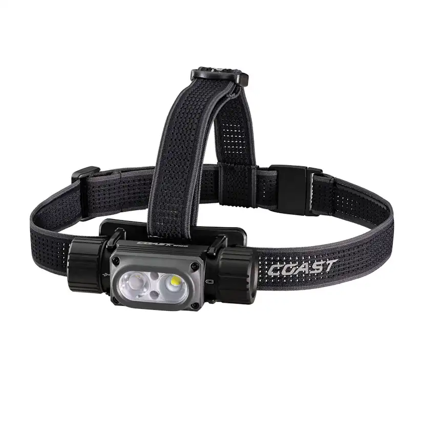 Pannlampa Coast WPH34R Vattentät Uppladdningsbar 2000 Lumen