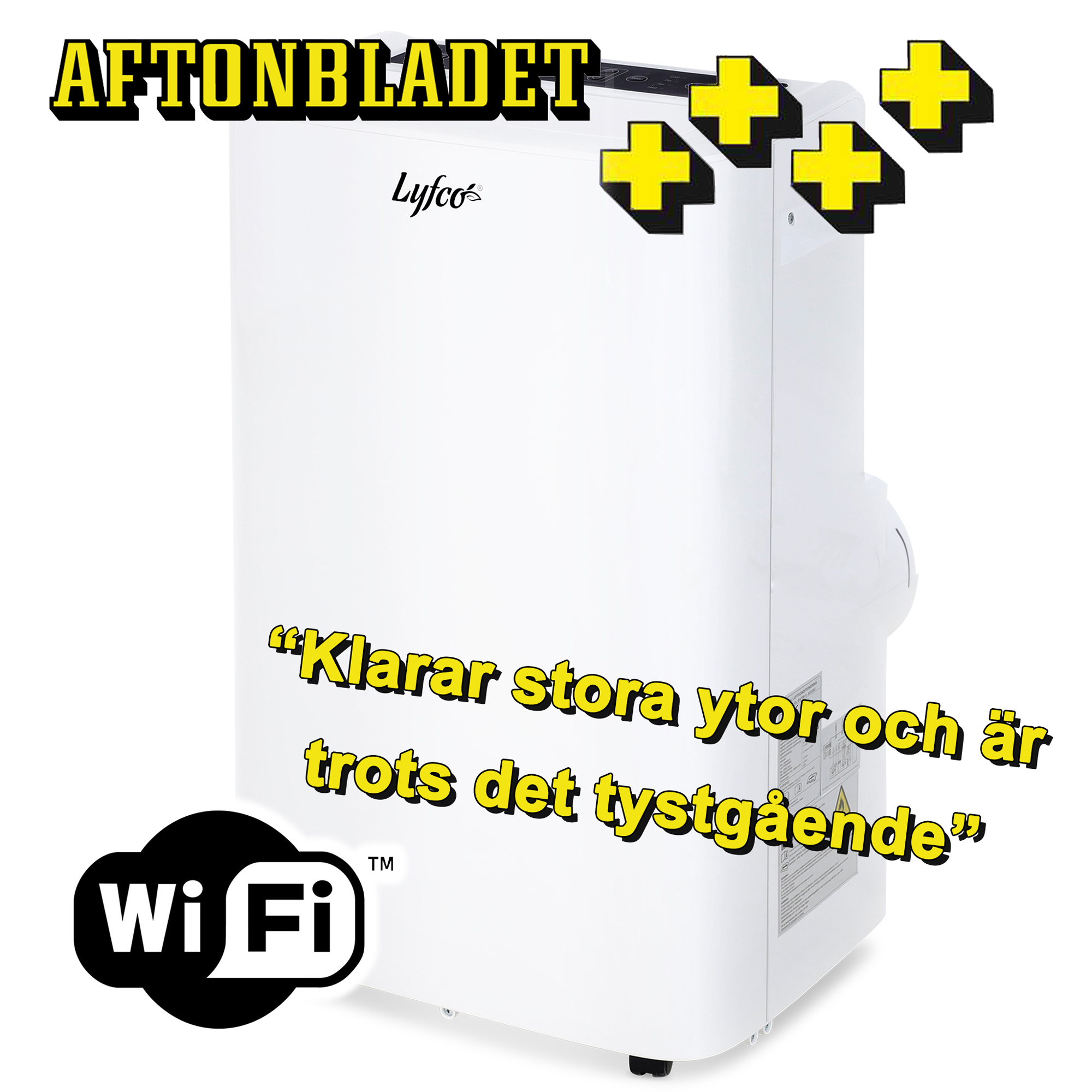 Portabel AC Lyfco med Värmefunktion 58m² 4100W/14000BTU