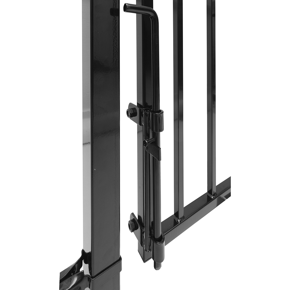 Grind Skotte Garden Dubbel Klassisk 360X90 cm Svart