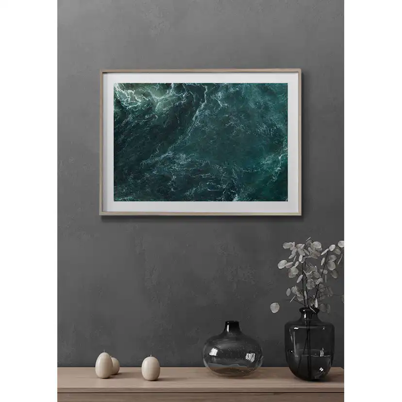 Poster Gallerix Niebla Verde Ocean