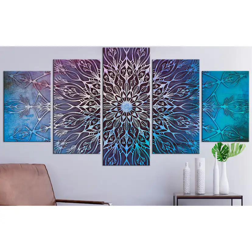 Tavla Arkiio Center Wide Blue 5 delar