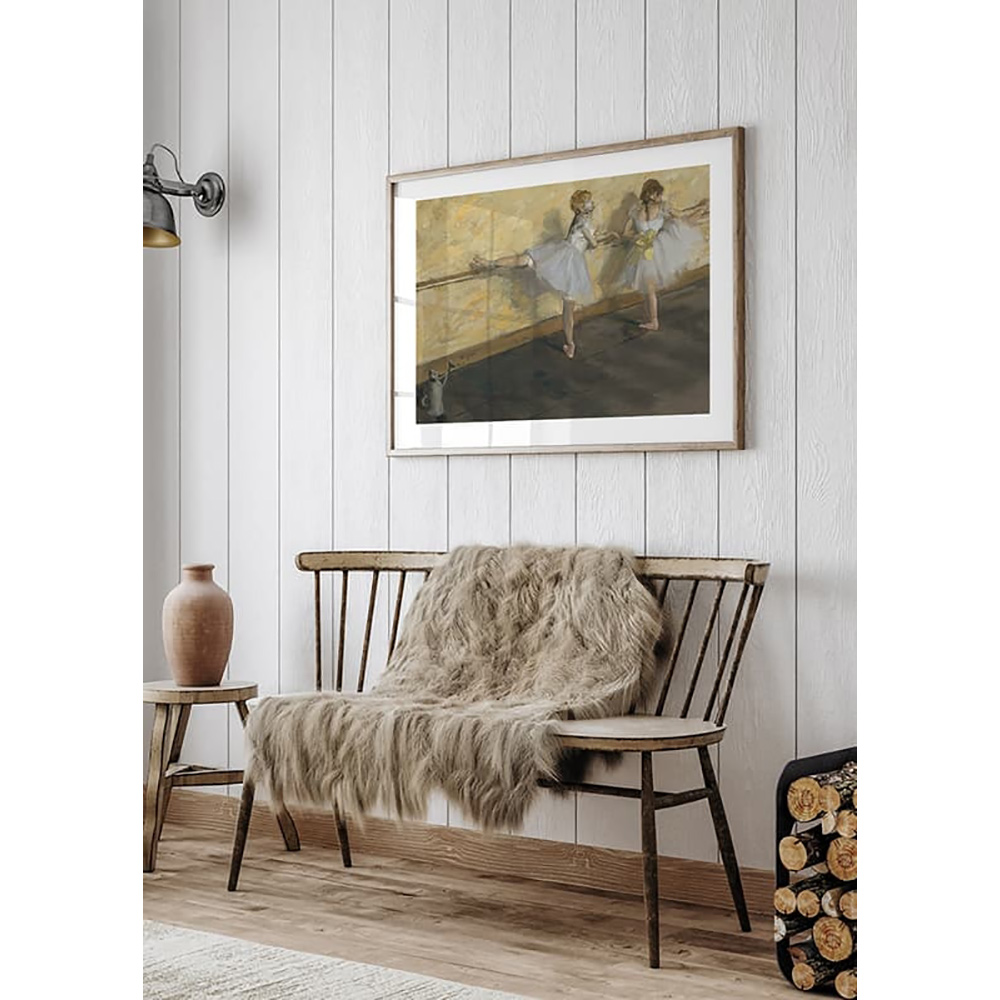Poster Gallerix Dancers Practicing at the Barre By Edgar Degas