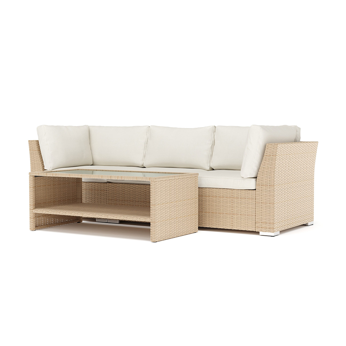 Wisconsin Rak soffa 3 sits Beige