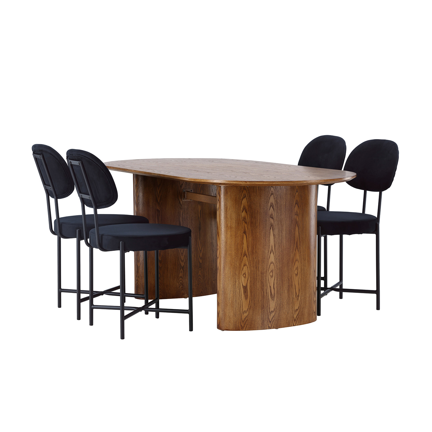 Matgrupp Venture Home Isolde med 4 Stella Stolar