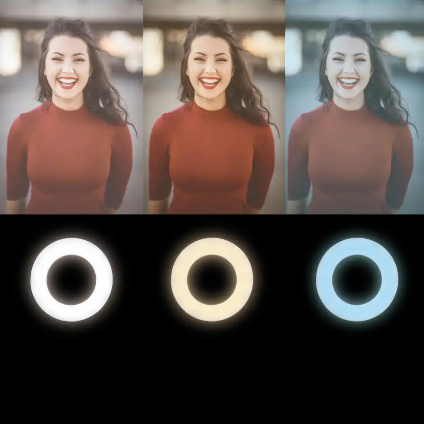 Ljusring LogiLink För Smartphone Ø20 cm Utan Stativ