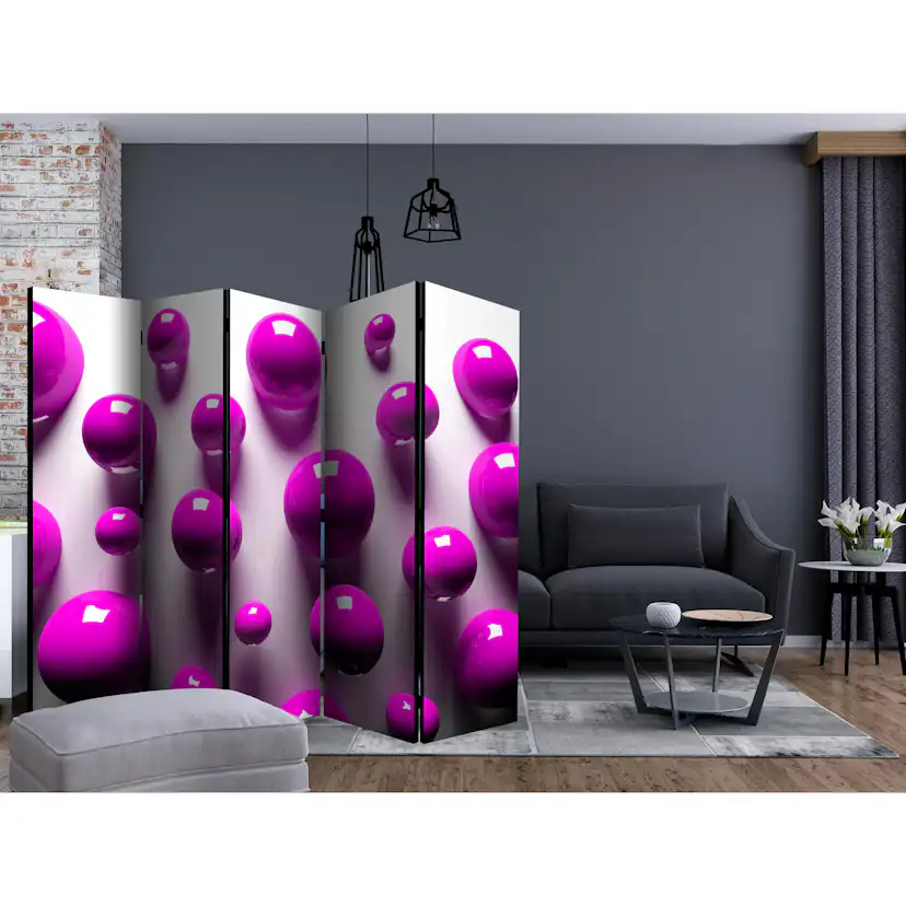 Rumsavdelare Arkiio Purple Balls II 225x172 cm
