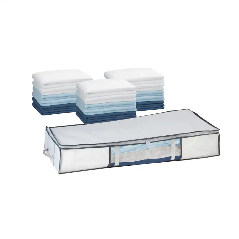 Vakuumpåse WENKO Vakuum Platsbesparande Klädförvaring Soft Box Under Sängen 45x105x15 cm