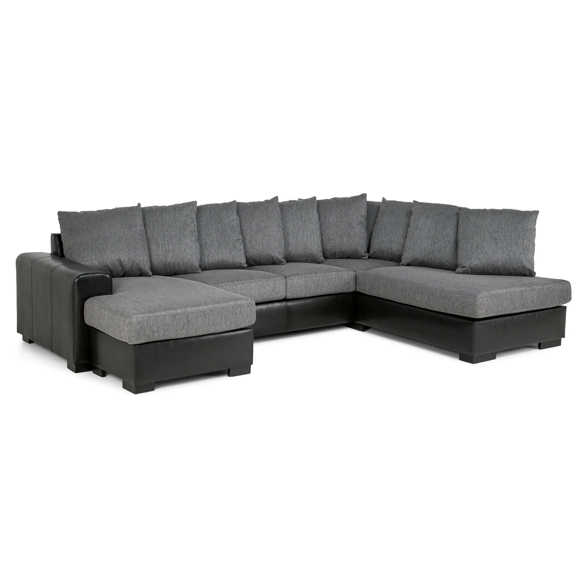 U-soffa Scandinavian Choice Ocean Large PU/Tyg