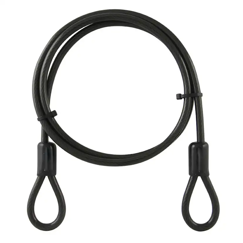 Låswire Millers Öglor Svart 8 mm