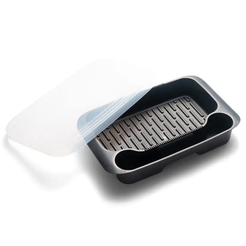 Preppbricka Outset med Lock för Grill