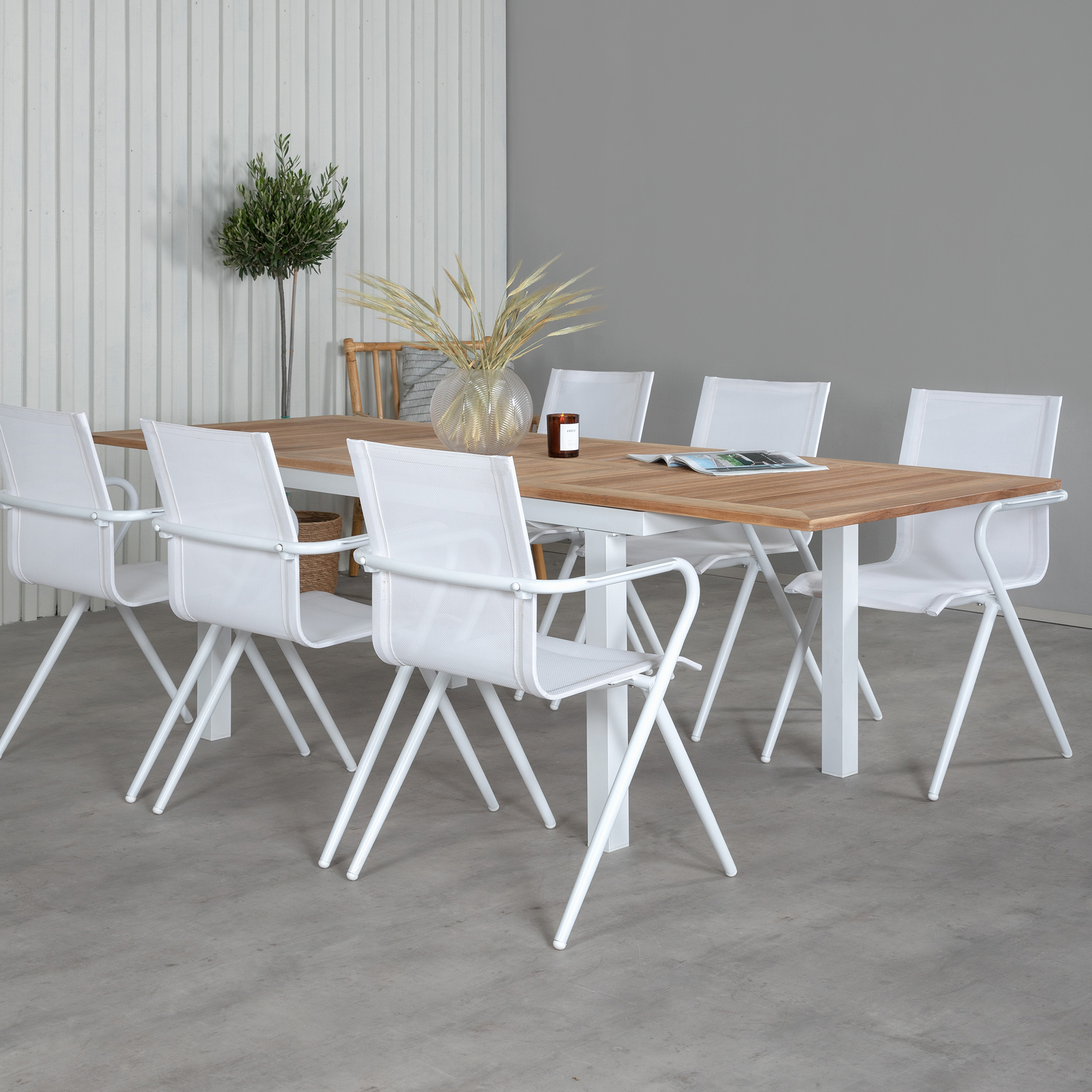 Matgrupp Venture Home Pave med 6 Act Stolar L: 160 cm