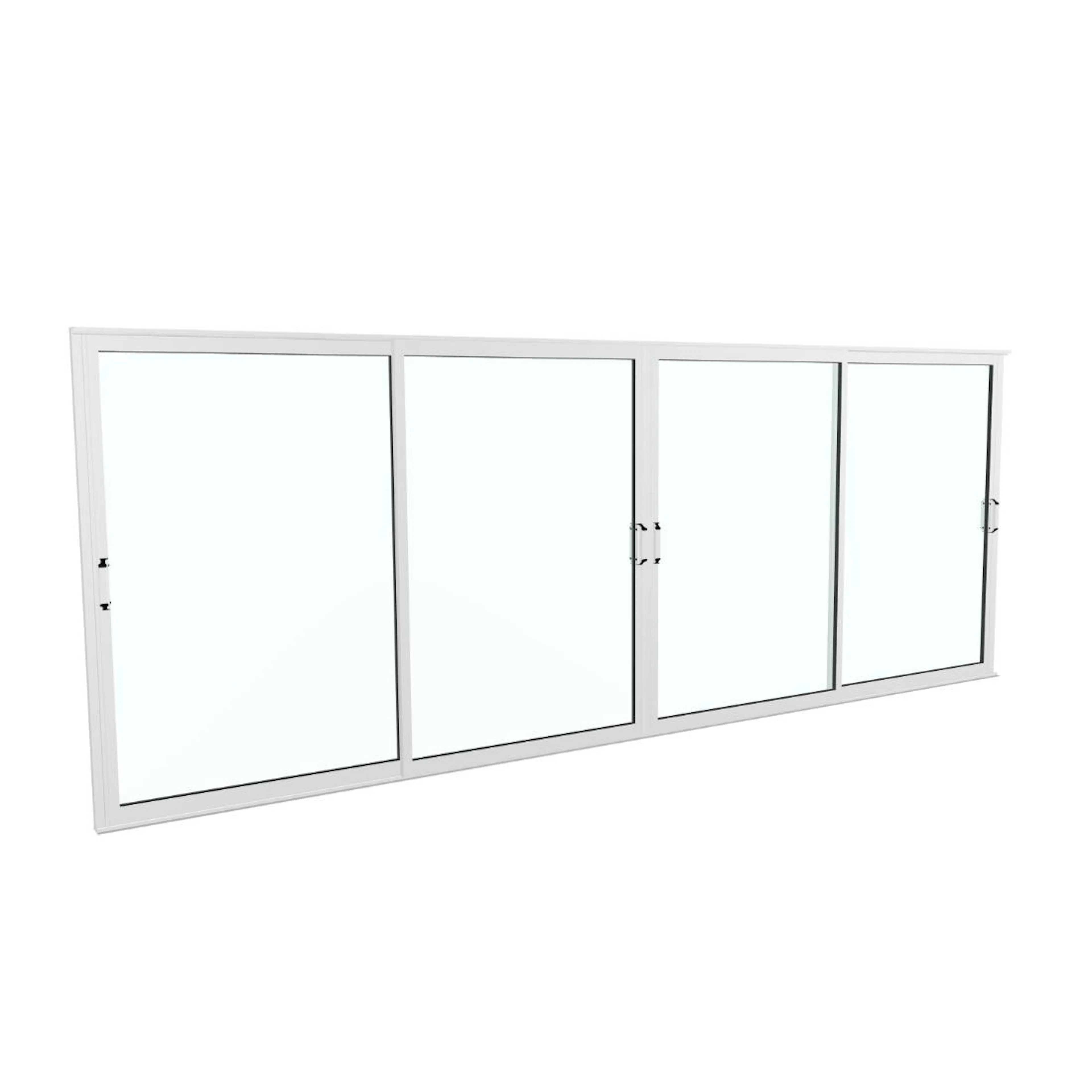 Landskap Skjutdörrsparti Robust B5247mm x H2000 - Vit Vår oc B5247 x H2000 mm - Vit