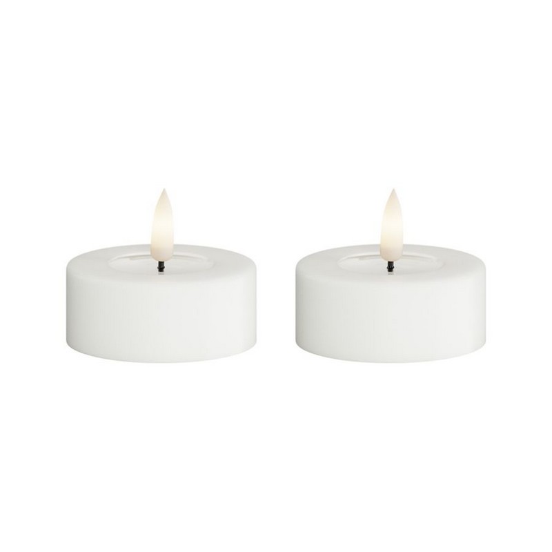 LED-Värmeljus DeluxeHomeart 6x4,5 cm 2-pack