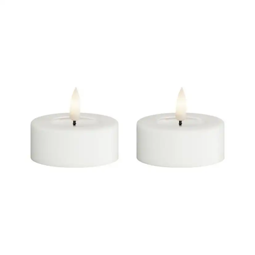 LED-Värmeljus DeluxeHomeart 6x4,5 cm 2-pack