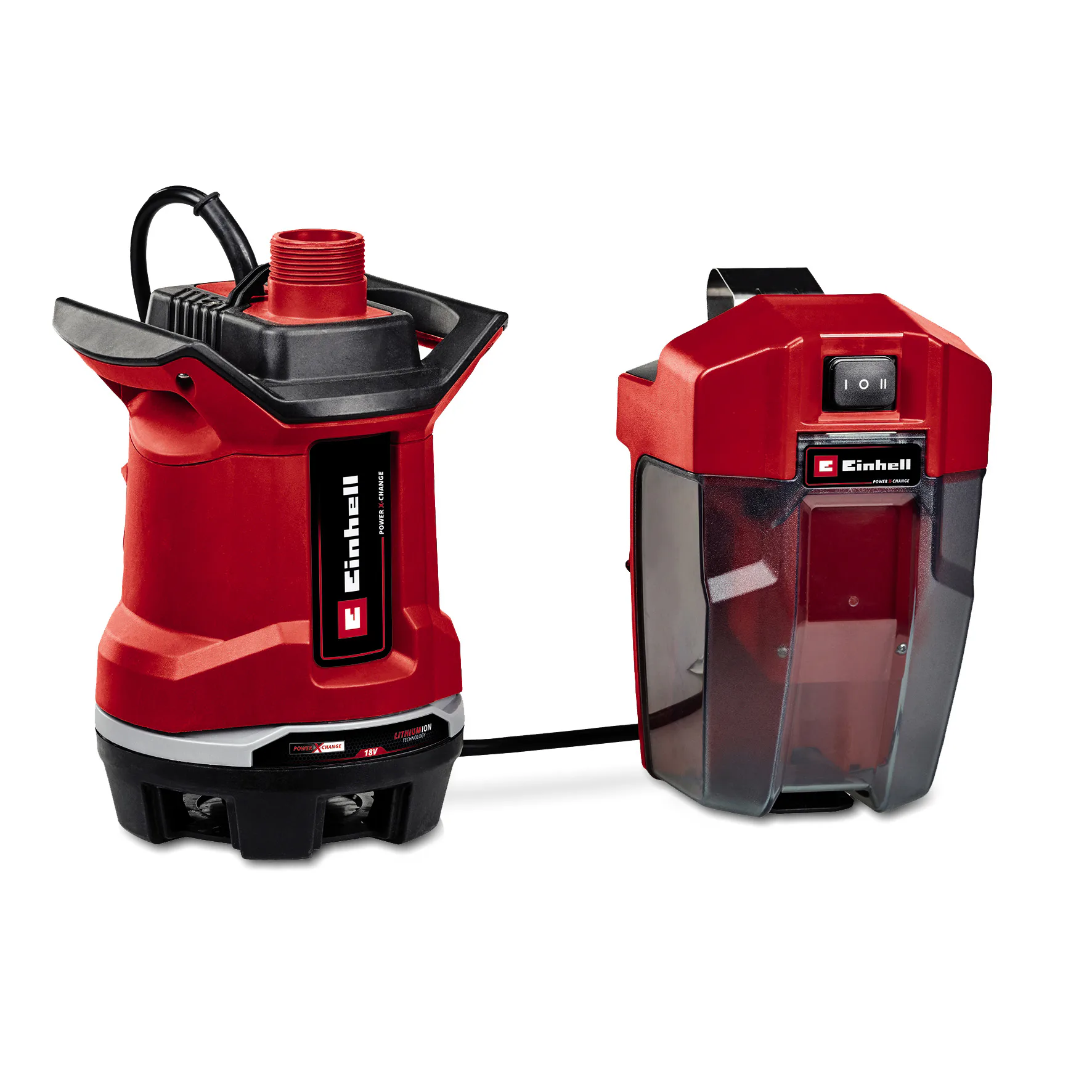 Vattenpump Einhell GE-DP 18/25 Li Utan Batteri & Laddare