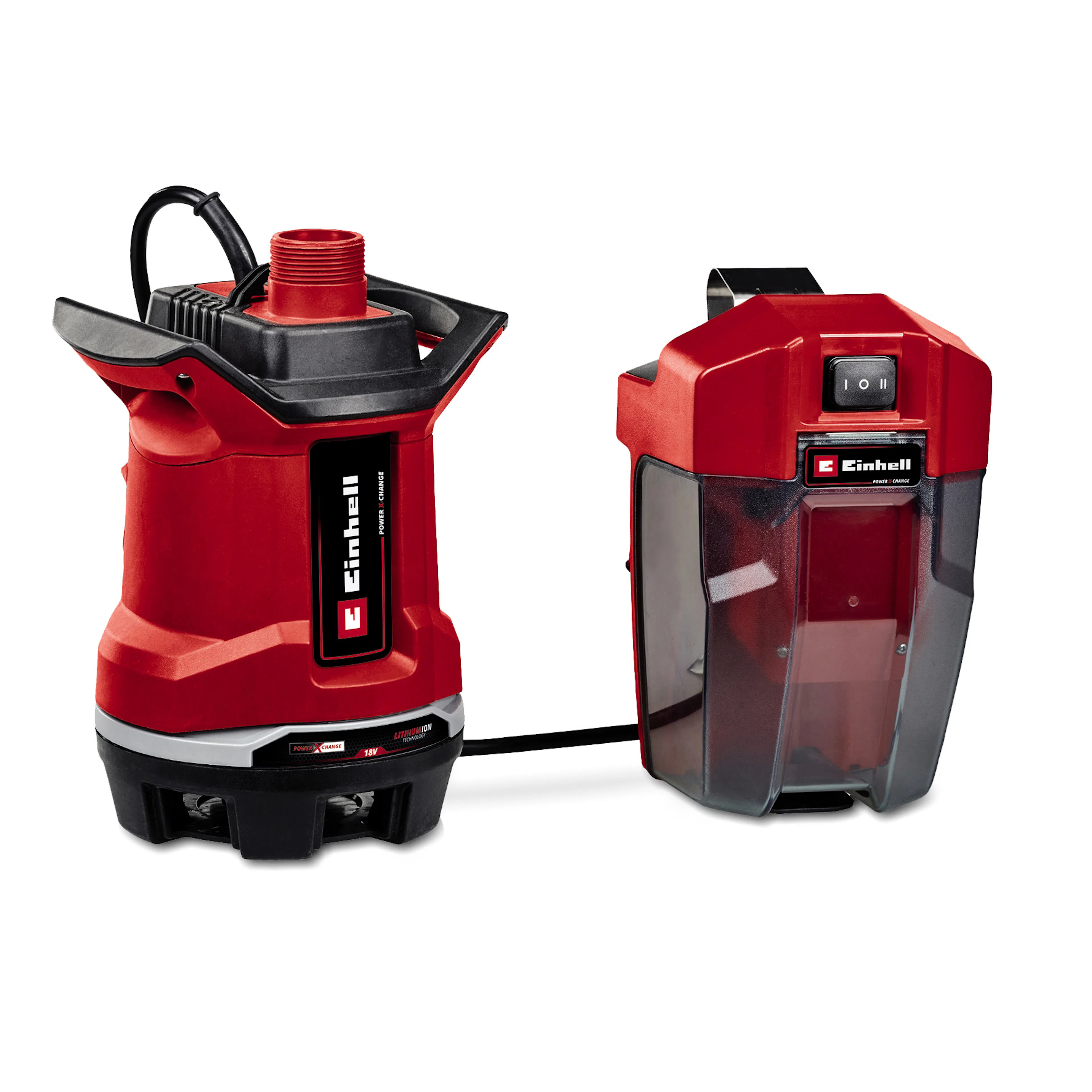 Vattenpump Einhell GE-DP 18/25 Li Utan Batteri & Laddare