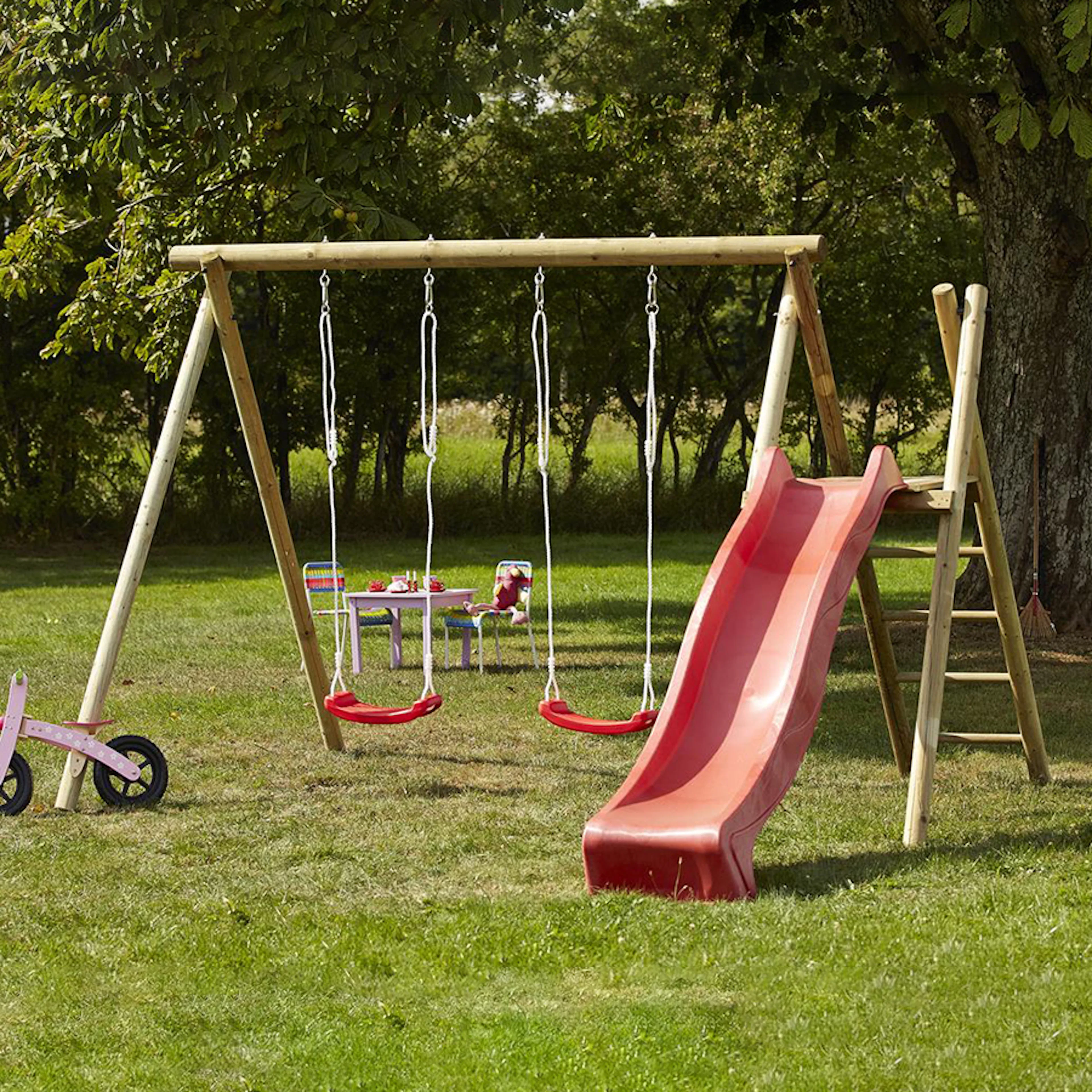 Gungställning PLUS med Påbyggnad och Gungor