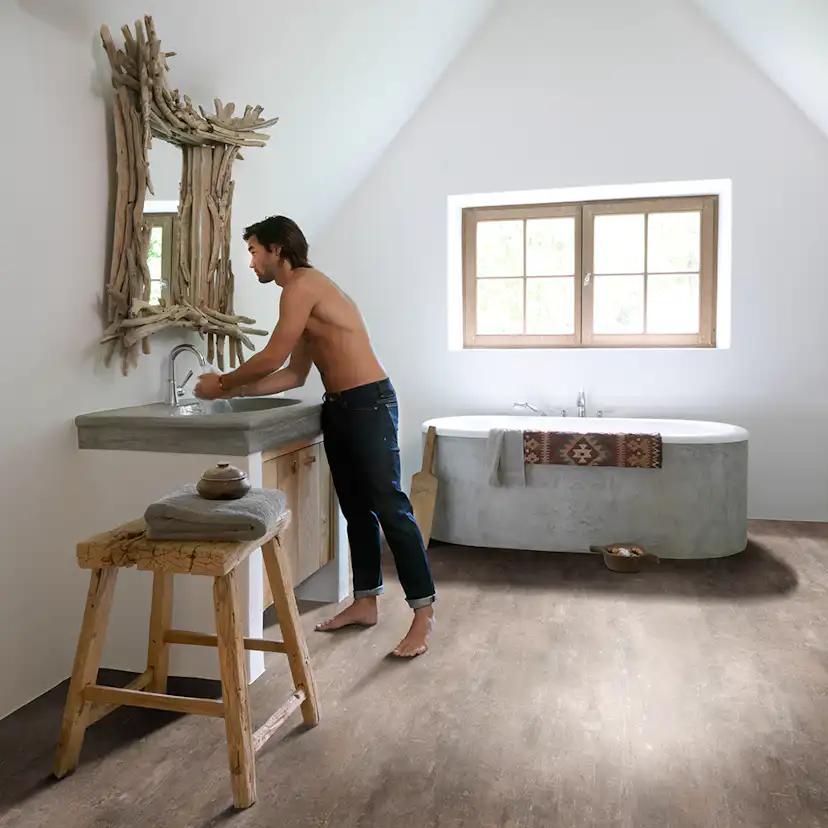 Plastmatta BerryAlloc Aqualine Zinc 679M