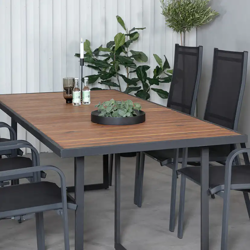 Matgrupp Venture Home King med 6 Curz Matstolar