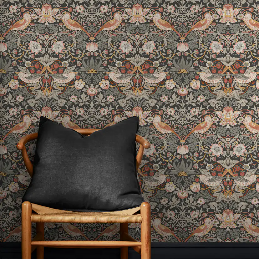 Tapet William Morris At Home Strawberry Thief 124230