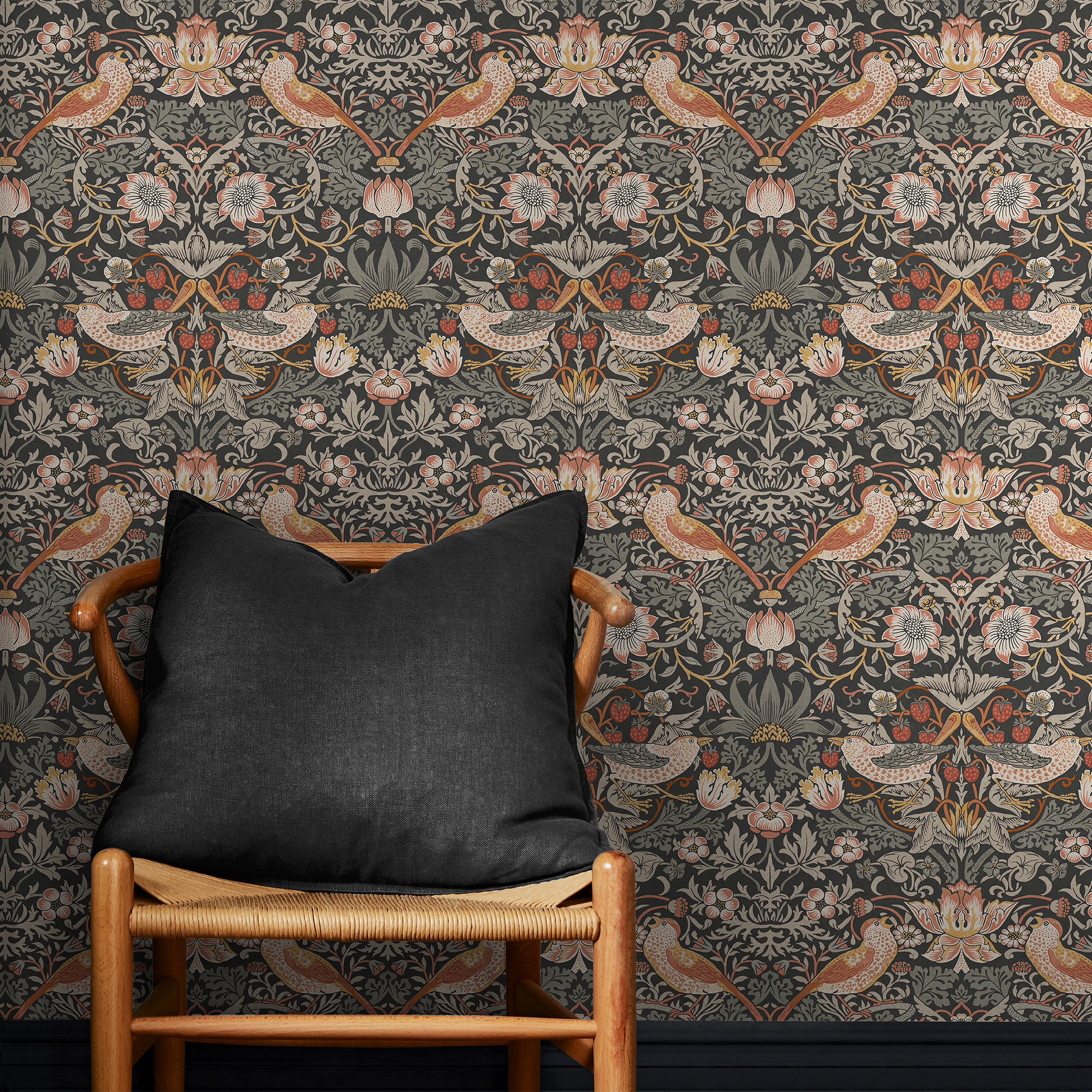 Tapet William Morris At Home Strawberry Thief 124230