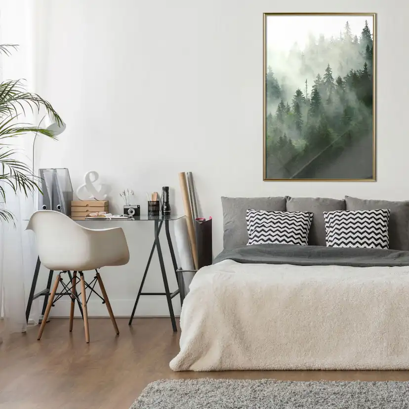 Poster Artgeist Affisch Coniferous Forest