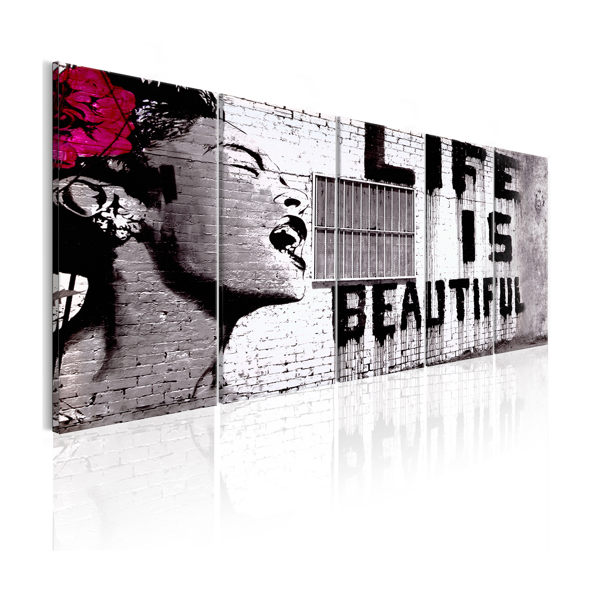 Tavla Arkiio Banksy Life Is Beautiful