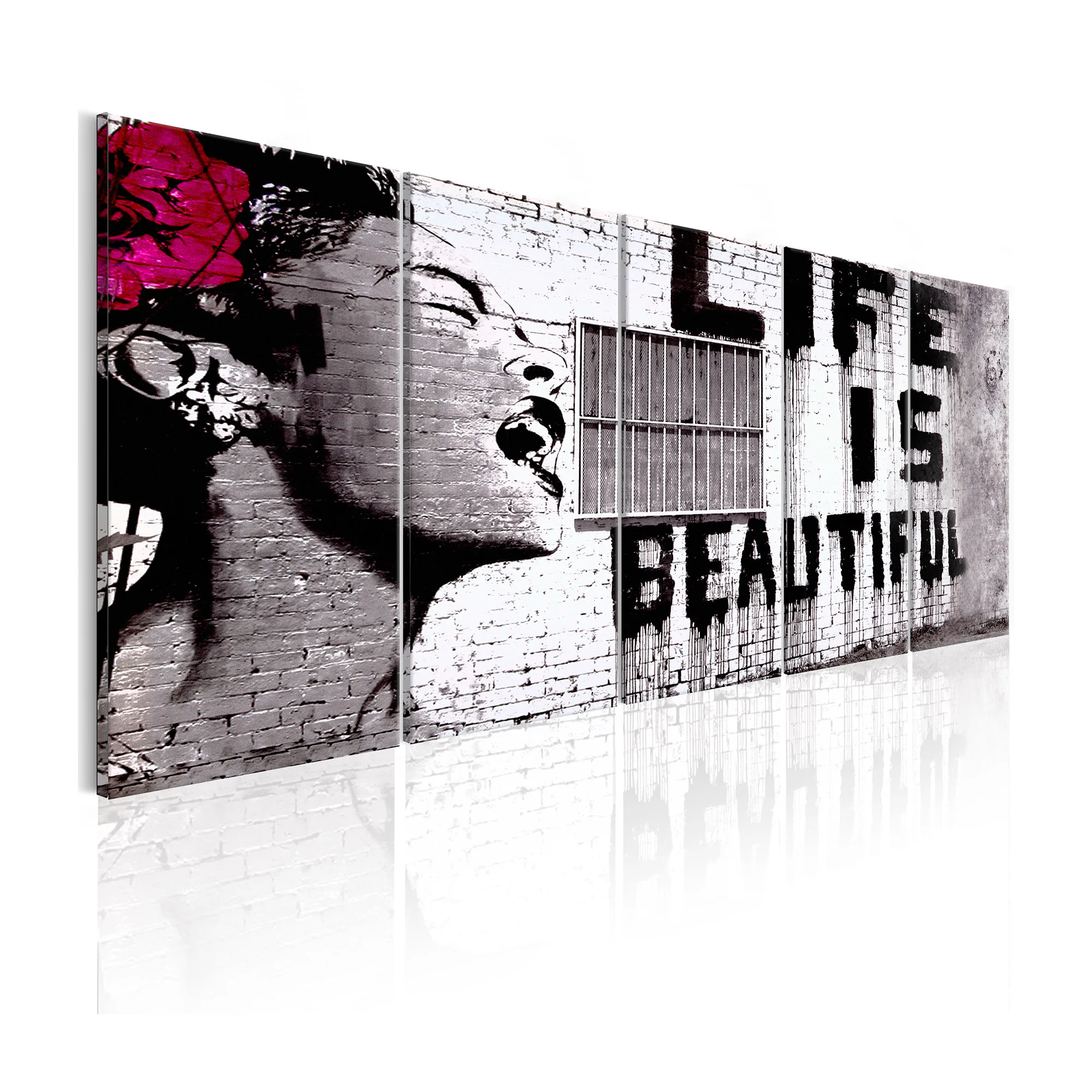 Tavla Arkiio Banksy Life Is Beautiful
