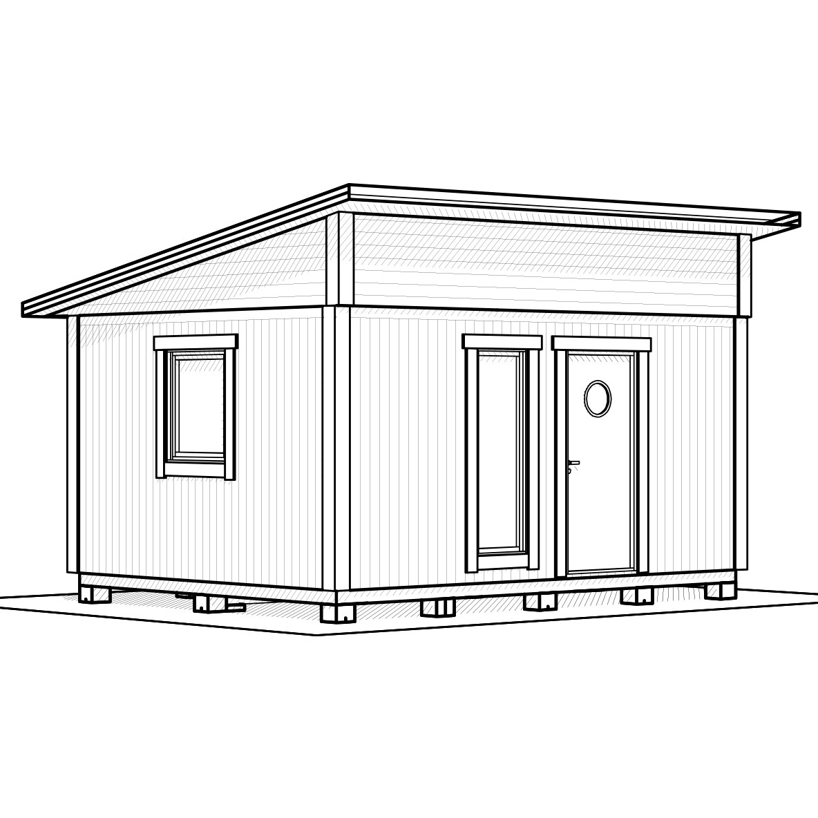 Attefallshus Vibostugan Njuta Funkis 20-1