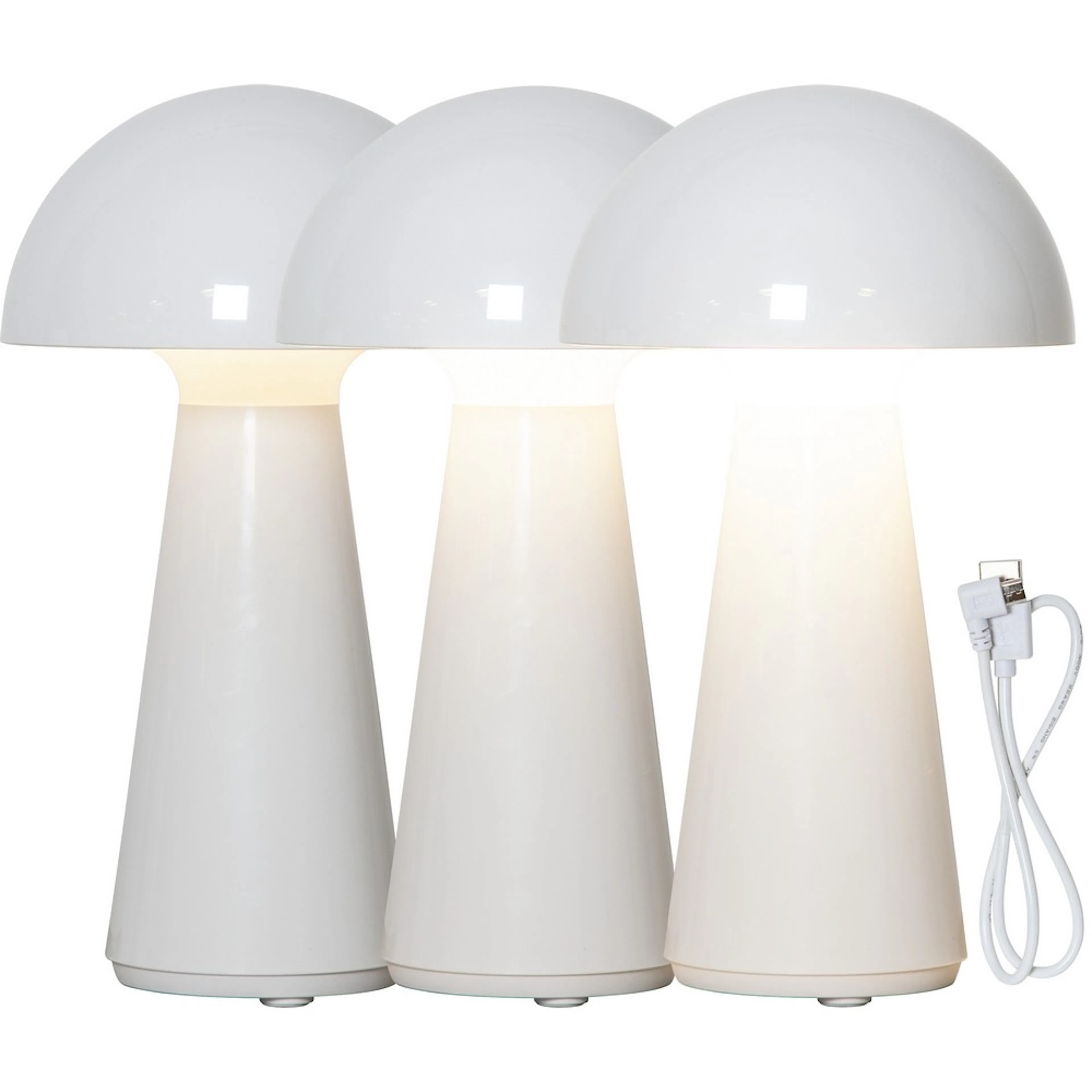 Bordslampa Mushroom Vit
